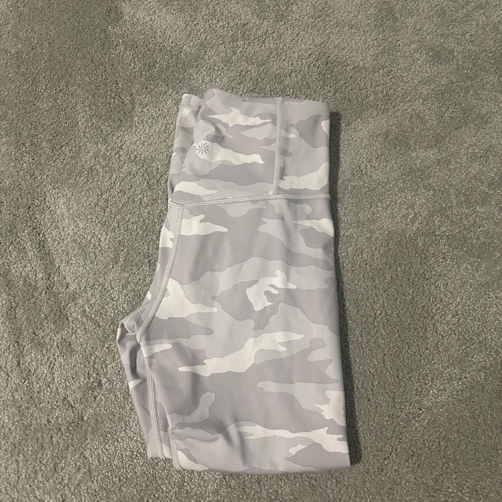 White Camo Athleta Leggings NWOT